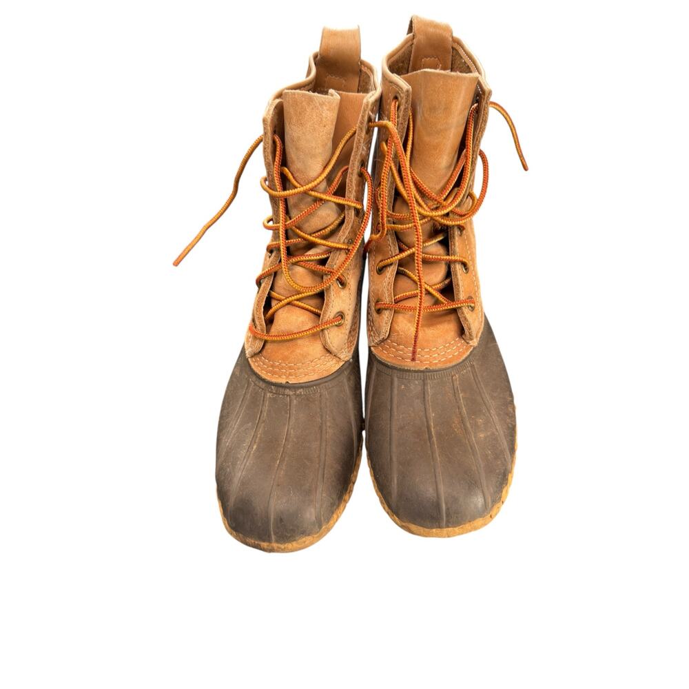 L.L. Bean Unisex Gorp Rain‎ Snow Lace Up Waterproof Rubber Bean Boots Size 10